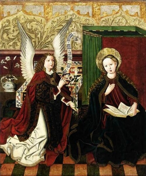 L'Annonciation, 1466, Mikołaj Obilman