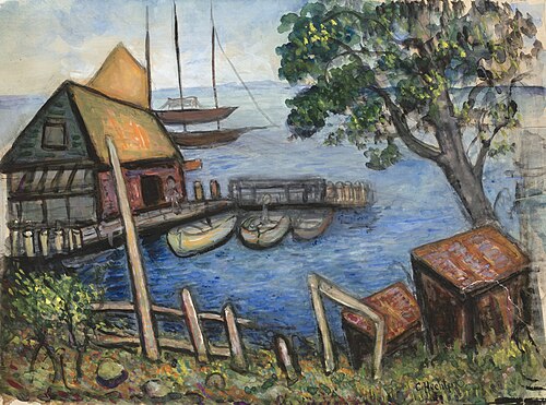 The Boat House, 1940, Charles Hechter
