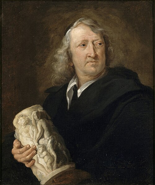Portrait of a sculptor, probably Gerard van Opstal (1605-1668), 1652, Lucas Franchoys le Jeune