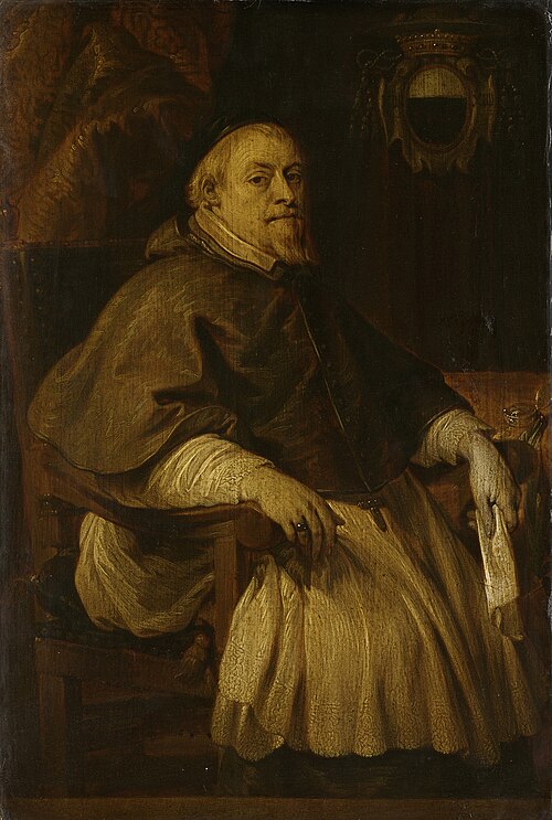 François Vilain de Gand, baron de Rassenghem. Bishop of Tournai (1647-66), 1650, Lucas Franchoys le Jeune