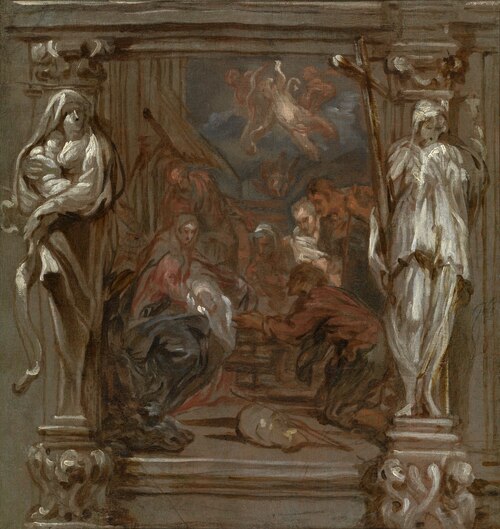 Adoration des bergers, 1649, Lucas Franchoys le Jeune