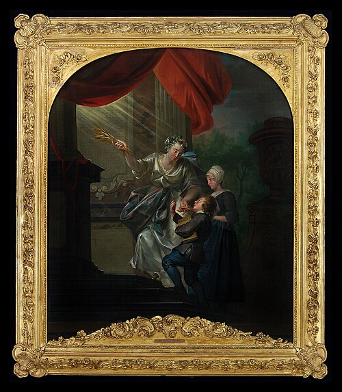 Allegorie op het Weeshuis, 1736, Aert Schouman