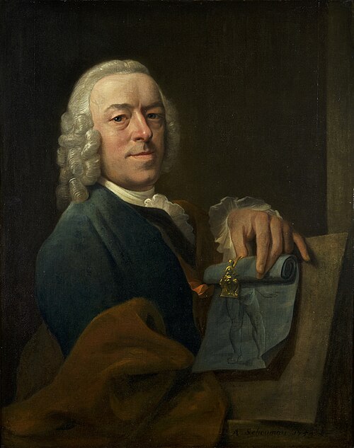 Autoportrait, 1754, Aert Schouman