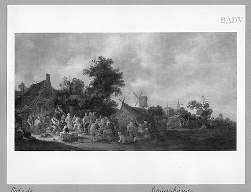 Village-....., 1642, Isaac van Ostade