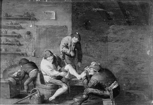 At the Surgeon, 1692, Isaac van Ostade