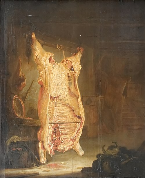 Le Bœuf écorché, 1639, Isaac van Ostade