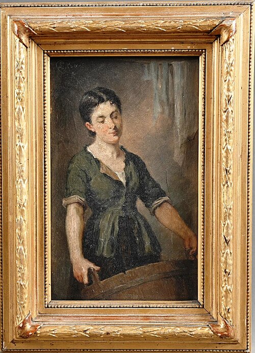 The Washerwoman, 1886, Lionel Baes