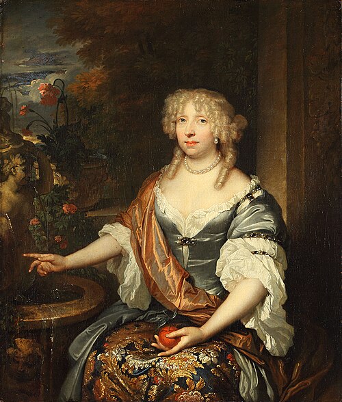 Portrait of a Lady, 1679, Caspar Netscher