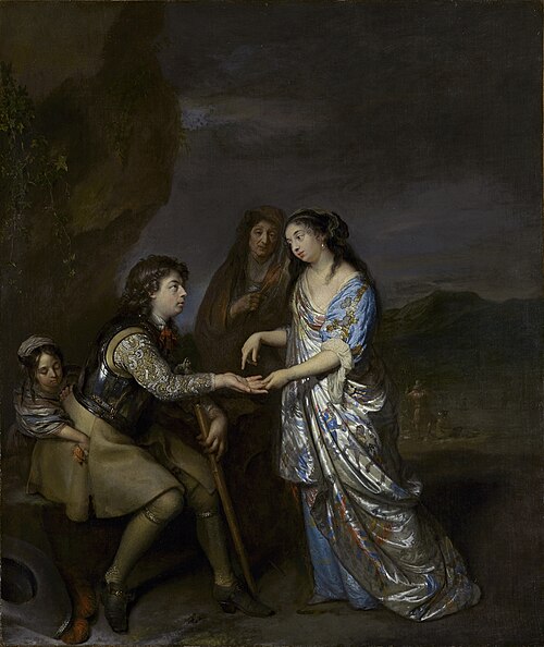 Fortune Teller, 1668, Caspar Netscher