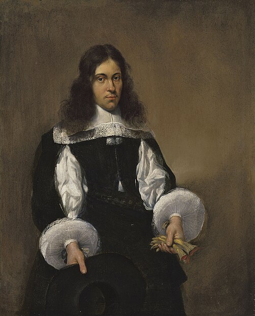 Portrait of a man, 1656, Caspar Netscher