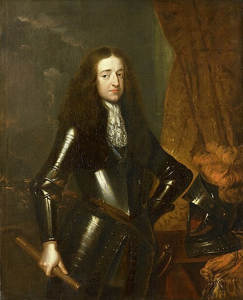 Portrait of Willem III (1650-1702), Prince of Orange and since 1689, King of England, 1677, Caspar Netscher