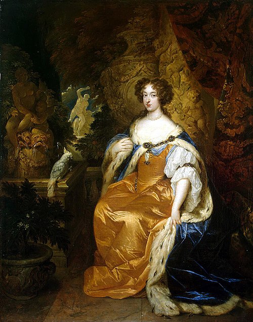 Portrait of Mary Stuart II, 1683, Caspar Netscher