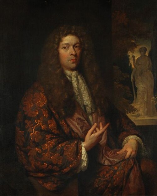 Portrait of an unknown man, 1681, Caspar Netscher