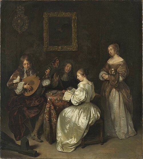 A Musical Evening, 1665, Caspar Netscher