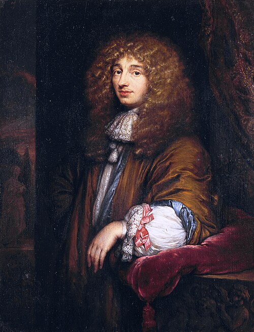 Portrait of Christiaan Huygens, 1671, Caspar Netscher