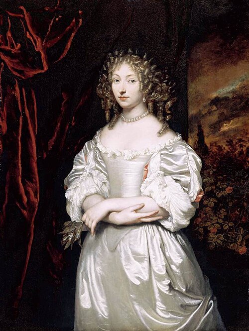 Portrait of Suzanna Doublet-Huygens, 1669, Caspar Netscher