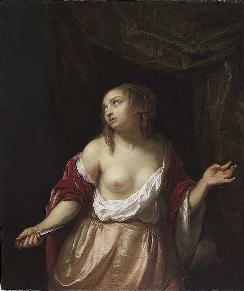 Lucretia, 1666, Caspar Netscher