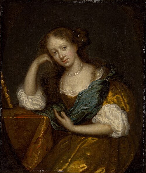In Thought, 1670, Caspar Netscher