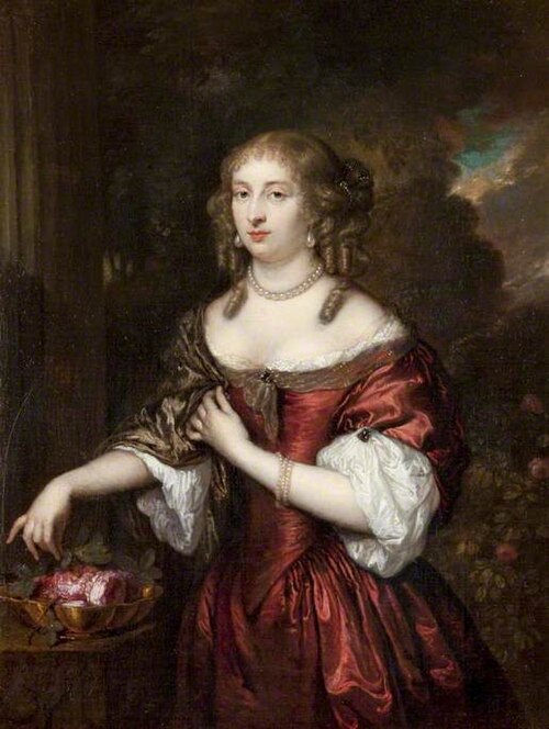 Portrait d'une femme, 1671, Caspar Netscher
