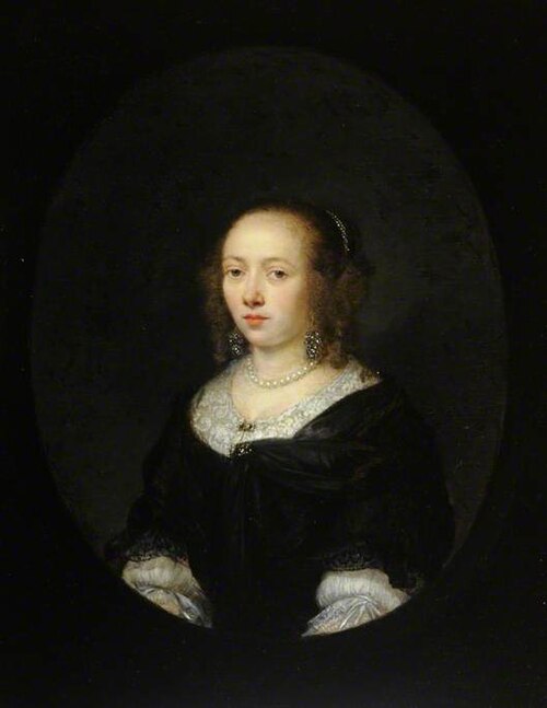 Portrait of a Lady, 1665, Caspar Netscher