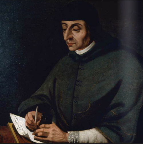 Retrato de Francisco Cervantes de Salazar, 1651, José de Bustos
