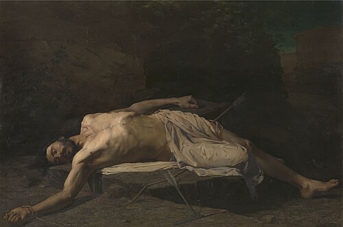 La Mort de Saint Sébastien, 1900, Louis Tytgadt
