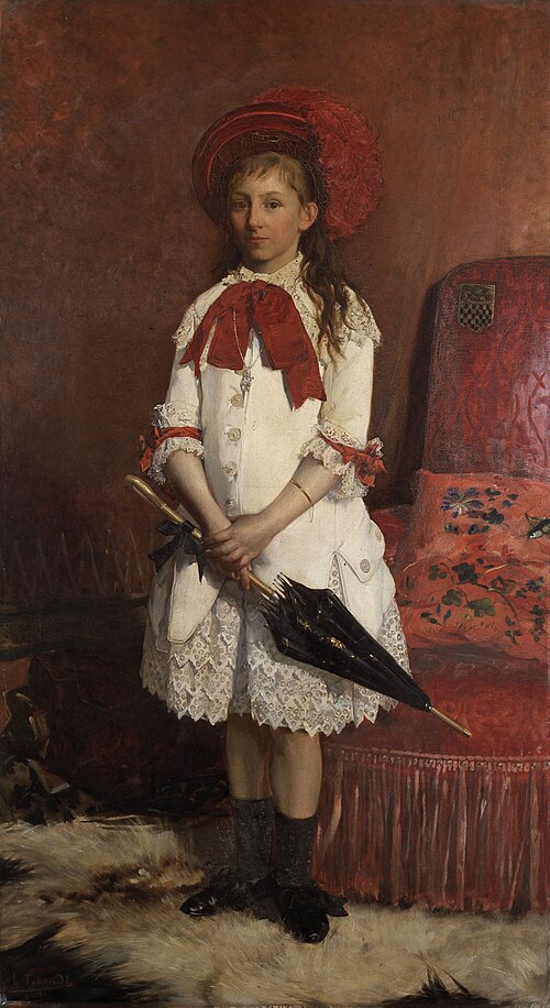 Portrait d'Inès de Kerchove d'Exaerde, 1883, Louis Tytgadt