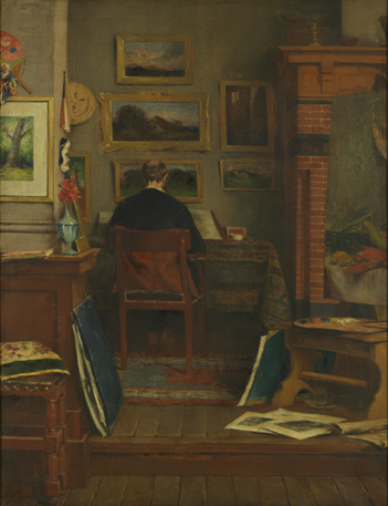 Intérieur d'atelier, 1885, Alfred Verhaeren