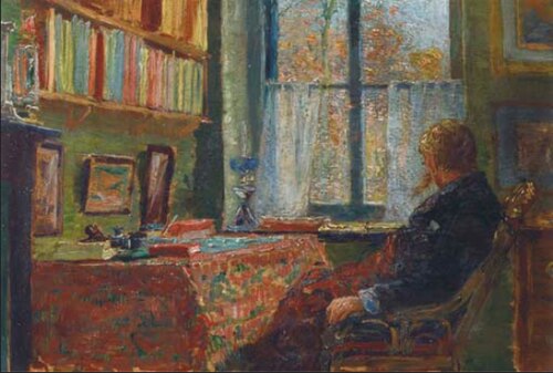 Lost in thoughts, 1899, Alfred Verhaeren