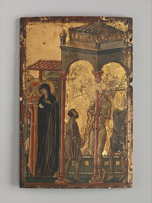 The Flagellation, 1400, Master of Forlì