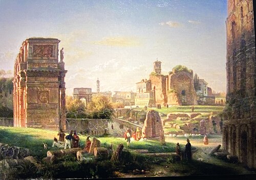 Le Forum romain, 1801, Antoine Victor Edmond Joinville