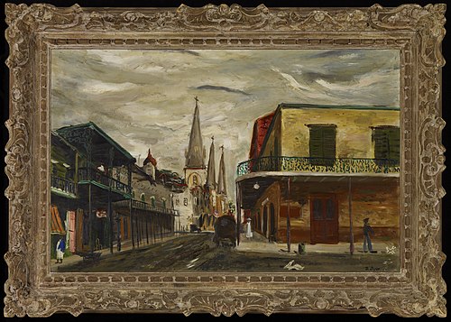 Corner of Chartres Street, 1950, Briggs Dyer