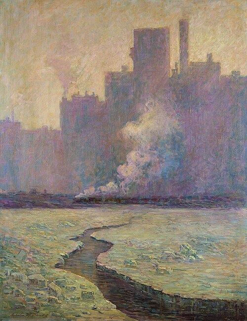 Channel to the Mills, 1913, Edwin M. Dawes
