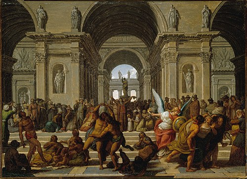 Allégorie : Les peuples du monde rendant hommage à l'Être suprême, 1794, Jean-Jacques Forty