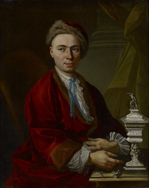 Portrait of the Silversmith Johann Friedrich Baer, 1770, Johann Daniel Heimlich