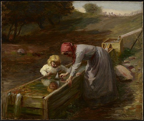 At the Spring, 1895, Nicholas Richard Brewer