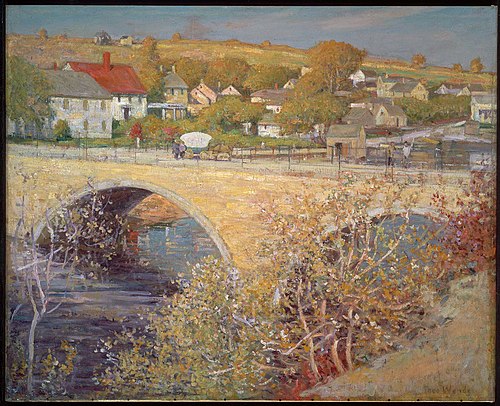 Bridge at Ipswich, 1905, Theodore Wendel