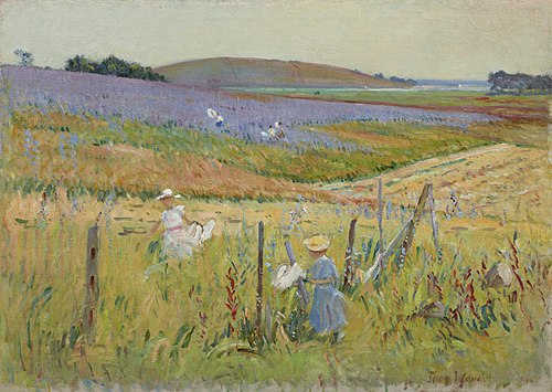 The Butterfly Catchers, 1900, Theodore Wendel