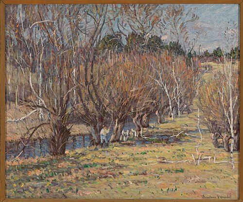 The Brook, Spring, 1913, Theodore Wendel
