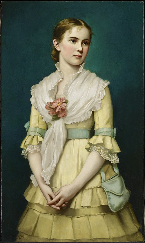 Portrait of a Young Girl, 1881, George Chickering Munzig