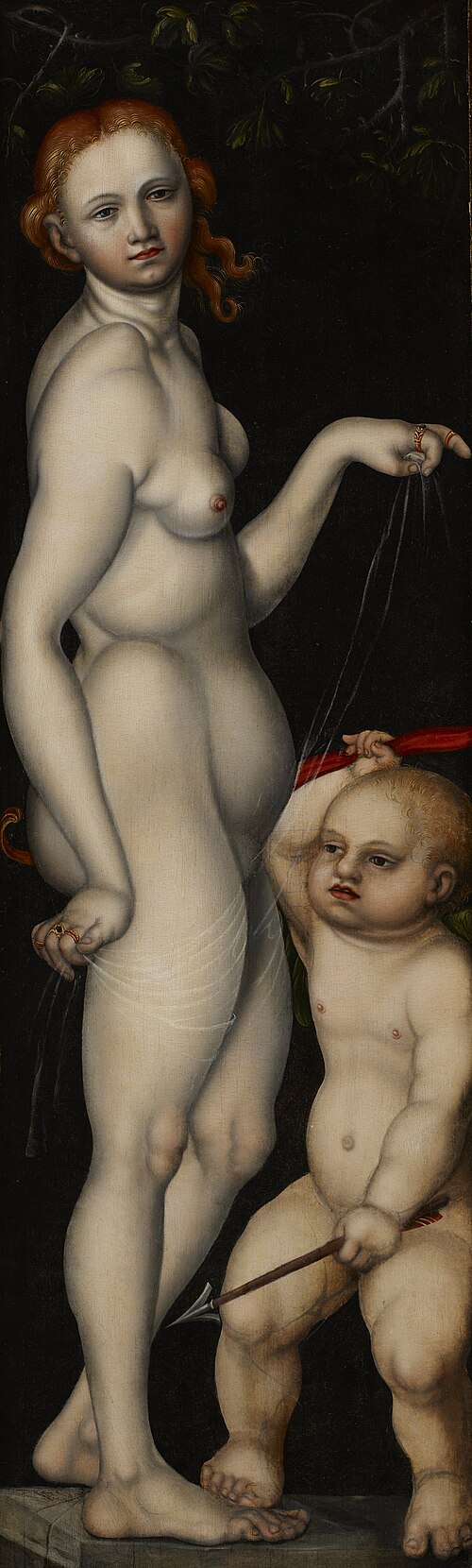 Venus and Cupid, 1529, Monogrammist HB with the Griff