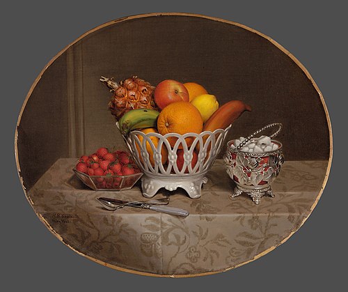 Fruit Piece, 1860, Hannah Brown Skeele