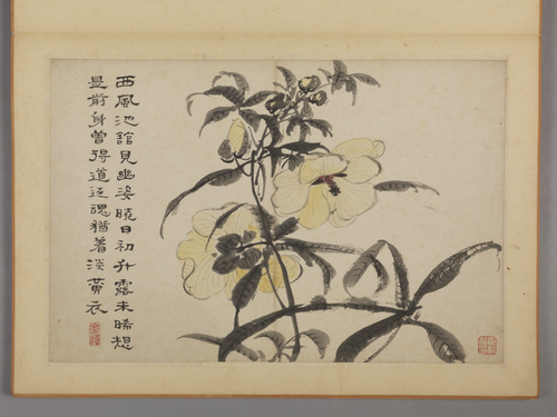 蔡嘉花卉图册, , Cai Jia