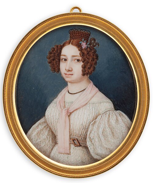 Portrait of a lady, 1801, Peter Mayr