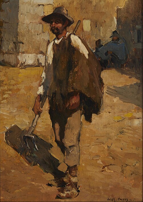 French Peasant, , Jules Eugene Pages