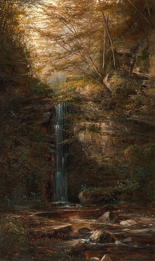 Madrone Falls of Milliken Creak, 1882, Norton Bush