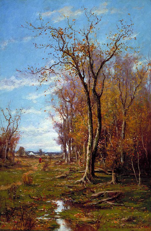 Autumn Landscape, 1886, Du Bois Fenelon Hasbrouck
