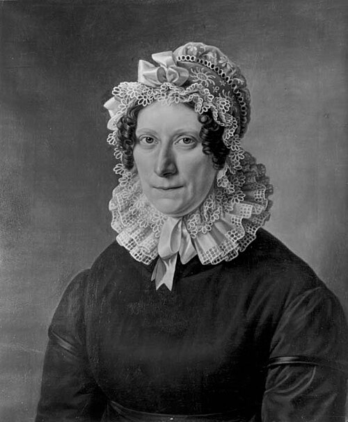 Portret van Guilielmine Gilette Susanne du Houx de Cramant (ca. 1774-1845), echtgenote van Bernardus, 1822, François Xavier Joseph Jacquin