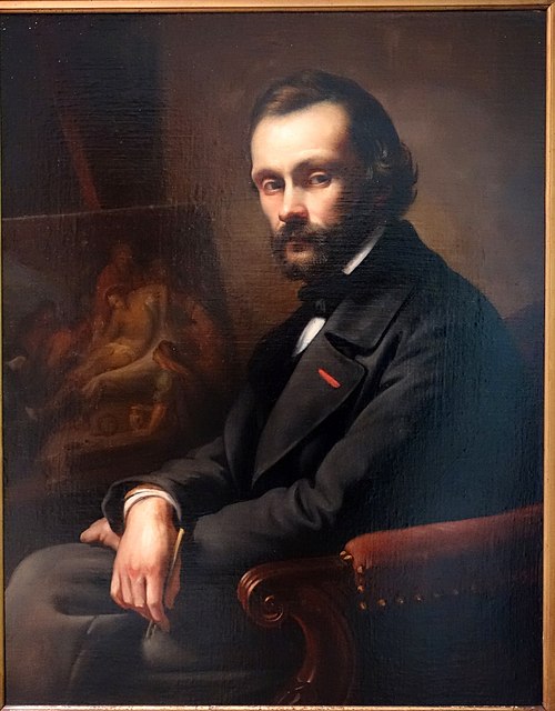 Self portrait by Lambert Mathieu (1804-1861), 1843, Lambert Mathieu