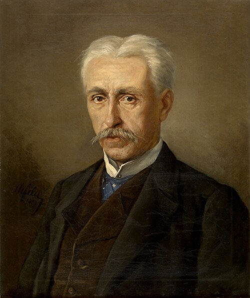 Portrait of a Man, 1884, Charles Félu
